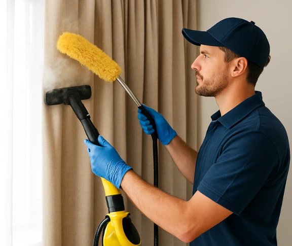 Trusted residential curtain cleaning technician Matty Curtain Cleaning bangholme-vic QLD